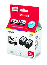 8278B010 | Canon PG-245XL | Original Canon High-Yield Ink Cartridge Twin Pack - Black