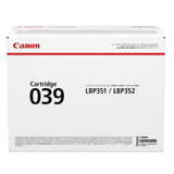0287C001 | Canon 039 | Original Canon Laser Cartridge - Black