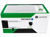 Lexmark 74C1HC0 | Original High-Yield Cyan Toner Cartridge