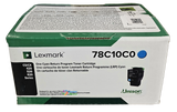 Lexmark 78C10C0 | Original Cyan Toner Cartridge