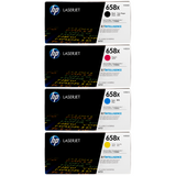 Original HP 658X SET | W2000X W2001X W2002X W2003X | LaserJet High-Yield Toner Cartridges - Black, Cyan, Magenta, Yellow