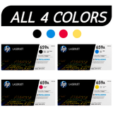 Original HP 659A SET All 4 colors| W2010A W2011A W2012A W2013A | LaserJet Toner Cartridges - Black, Cyan, Magenta, Yellow