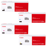 Canon 055 Set | Original Canon Laser Toner Cartridges – Black, Cyan, Magenta, Yellow