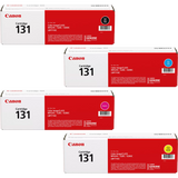Canon 131 Set | Original Canon Laser Toner Cartridges – Black, Cyan, Magenta, Yellow