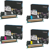 Lexmark C5242 Set | C5242CH C5242KH C5242MH C5242YH | Original Lexmark High-Yield Toner Cartridges – Black, Cyan, Magenta, Yellow