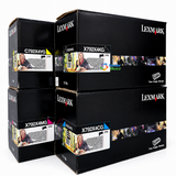 Lexmark Set | X792X4CG, X792X4KG, X792X4MG, X792X4YG | Original Lexmark Extra High-Yield Toner Cartridges – Black, Cyan, Magenta, Yellow