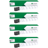 Lexmark CS923 Set | 76C0HC0 76C0HK0 76C0HM0 76C0HY0 | Original Lexmark Toner Cartridges – Black, Cyan, Magenta, Yellow
