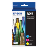 T822520-S | Epson® T822 | Original Epson® DURABrite Ultra® Ink Cartridge - Cyan, Magenta, Yellow