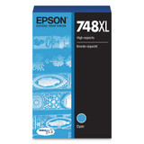 T748XL220 | Epson® 748XL | Original Epson® DURABrite Pro® High-Yield Ink Cartridge - Cyan