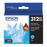 T312XL220-S | Epson® 312XL | Original Epson® Claria® High-Yield Ink Cartridge - Cyan
