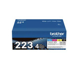 TN223-4PK Set | Orignal Brother Ink Cartridges 4-Pack - Black, Cyan, Magenta, Yellow