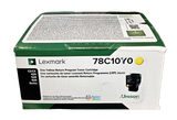 Lexmark 78C10Y0 | Original Yellow Toner Cartridge