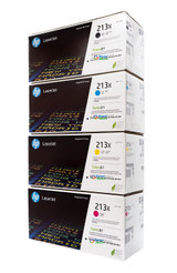 HP 213X Set | 4-Pack Original Toner Combo | All Four Colors Included