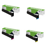 Lexmark Set | 77L0H10, 77L0H20, 77L0H30, 77L0H40 | Original Lexmark Return Program High-Yield Toner Cartridges – Black, Cyan, Magenta, Yellow