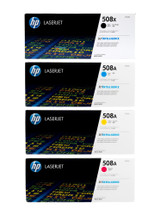 HP 508X 508A 4-Pack | CF360X, CF361A, CF362A, CF363A | Original HP Toner Cartridge – Black (High Yield), Cyan, Yellow, Magenta