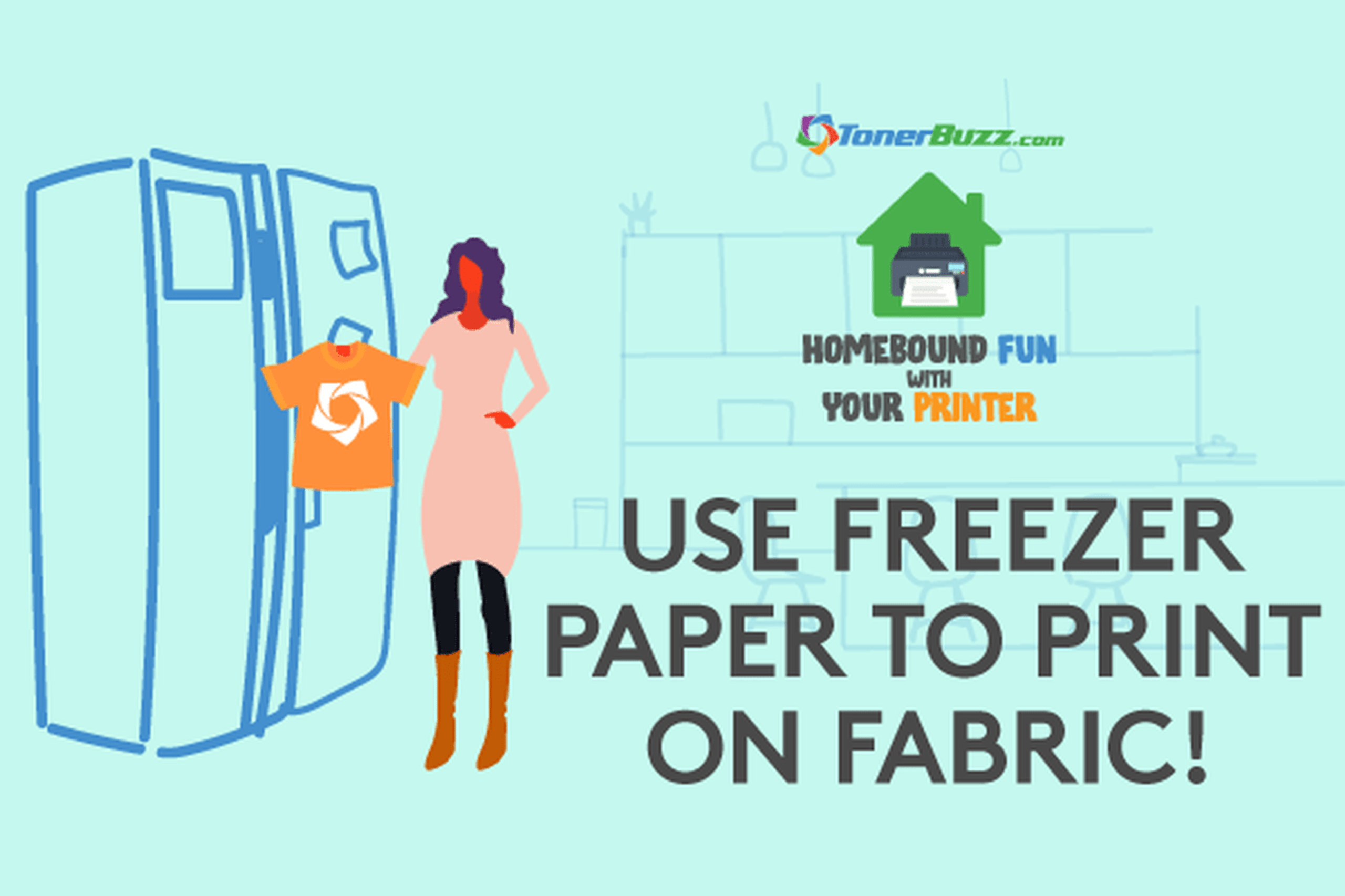 How To Print on Fabric The Freezer Paper Method Toner Buzz