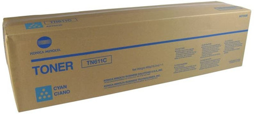 A070430 | TN411C | Original Konica Minolta Toner Cartridge - Cyan