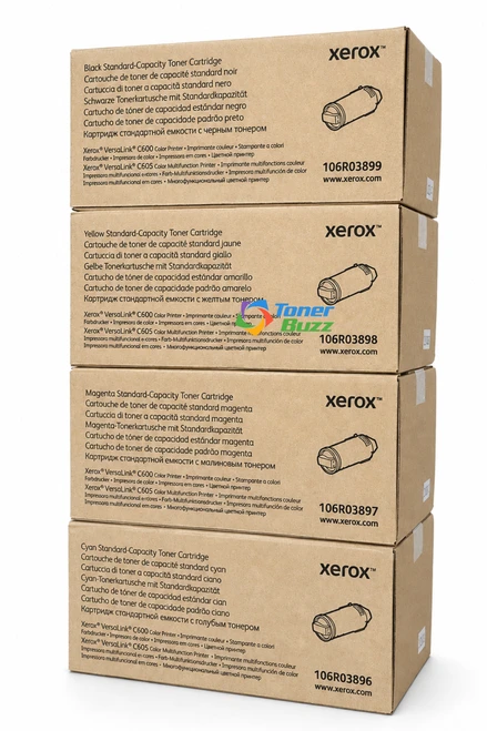 Xerox | 106R03896, 106R03897, 106R03898, 106R03899 | Original Xerox VersaLink C600/C605 Set Toner Cartridges - Black, Color