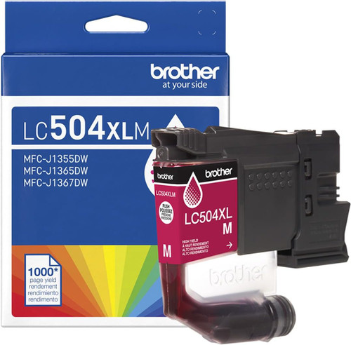 LC504XLMS | Original Brother High-Yield Ink Cartridge - Magenta