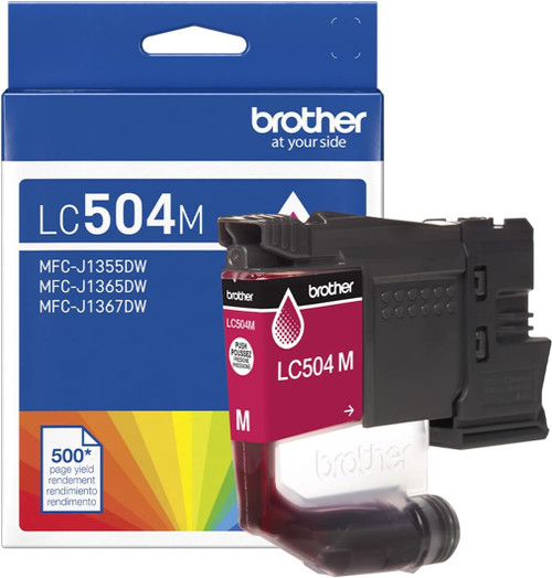 LC504MS | Original Brother Standard Yield Ink Cartridge - Magenta
