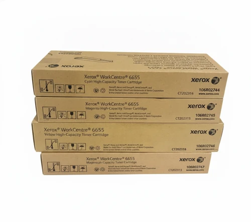 Xerox High-Yield Set | 106R02744, 106R02745, 106R02746, 106R02747 | Original Xerox WorkCentre 6655 Toner Cartridges - Black, Color