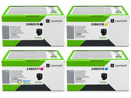Lexmark Set | 24B6516, 24B6517, 24B6518, 24B6519 | Original Lexmark High-Yield Toner Cartridge - Black, Color