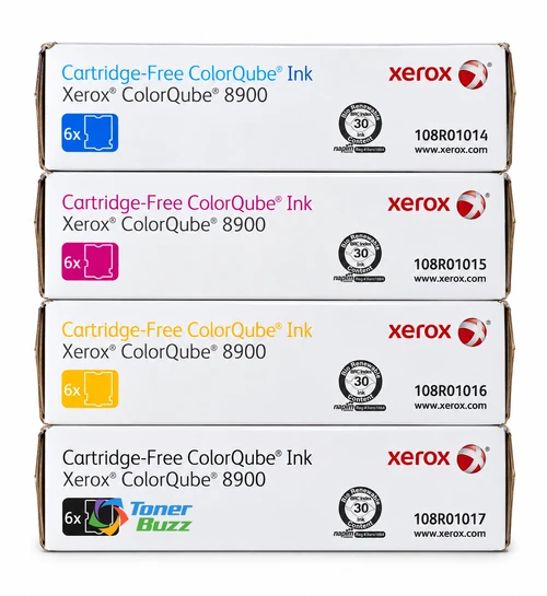 Xerox Set | 108R01014, 108R01015, 108R01016, 108R01017 | Original Xerox ColorQube 8900 Ink Cartridge - Black, Color