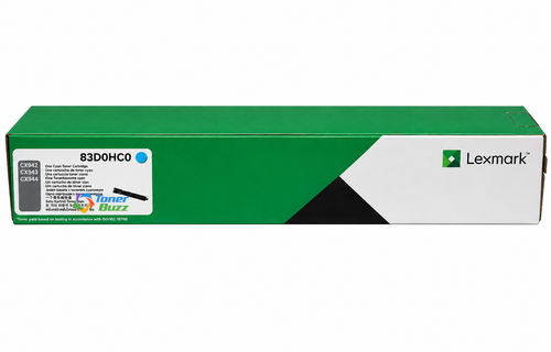 83D0HC0 | CX942/CX943/CX944 | Original Lexmark High-Yield Toner Cartridge - Cyan