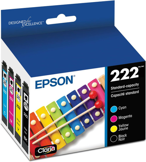 T222120BCS | Epson® 222 | Original Epson® T222120-BCS Ink Cartridge Combo Pack - Black & Color