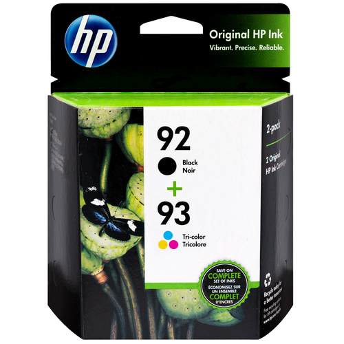 HP 92 93 SET | HP 92 93 | Original HP Ink Cartridge Combo Pack - CMYK