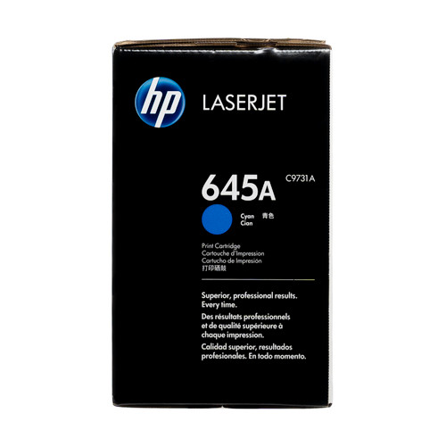 HP インク カートリッジ HP 645A メーカー純正 C9731A シアン HP 645A Cyan Standard Yield Toner Cartridge, Prints Up to
