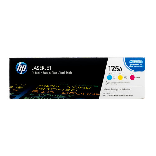 HP 201X Tri Color (CF253XM) | Original HP Laserjet Toner | 3-Pack