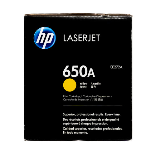 HP 650A Yellow | CE272A | Original HP Toner Cartridge