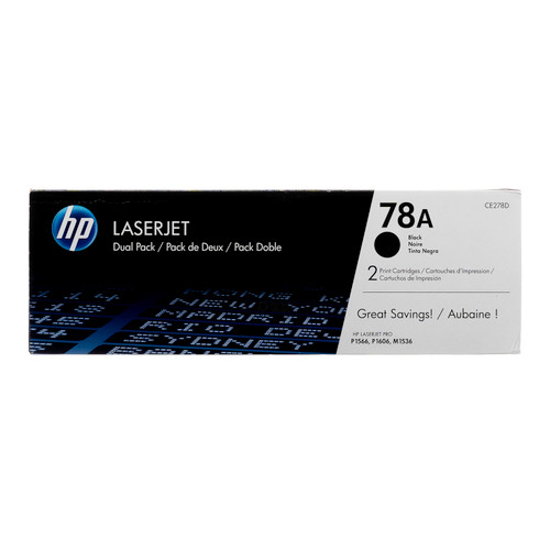 HP 80X (CF280XD) 2-Pack | Original HP Dual Pack Black Toner