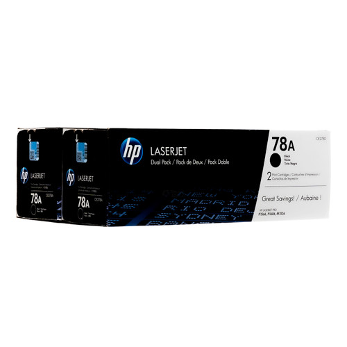 HP 78A (CE278D) 2-Pack | Original HP Dual Pack Black Toner - Toner