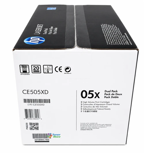 Toner Originale HP 05X CE505X – Nero, Per LaserJet P2055 P2056 P2057, Alta Capacità