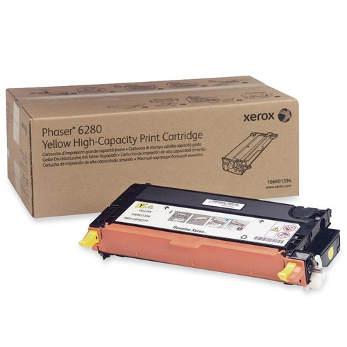 106R01394 | Original Xerox High-Yield Laser Toner Cartridge - Yellow