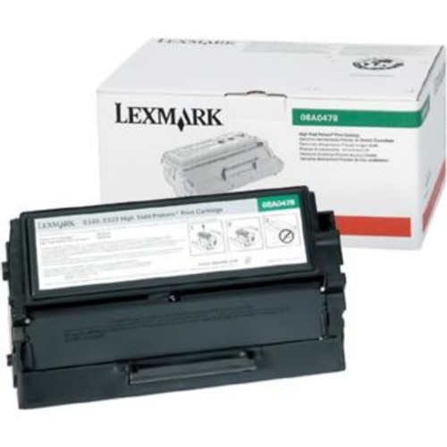 Original Lexmark 08A0478 High-Yield *RP Toner Cartridge  Black