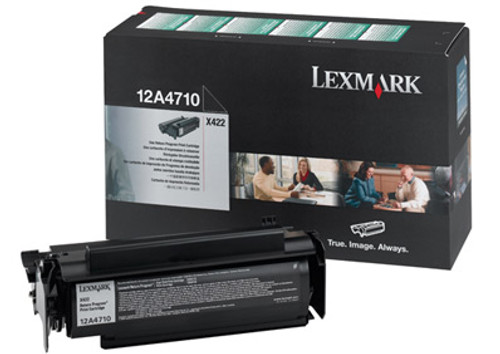 Original Lexmark 12A4710 Laser Toner Cartridge  Black