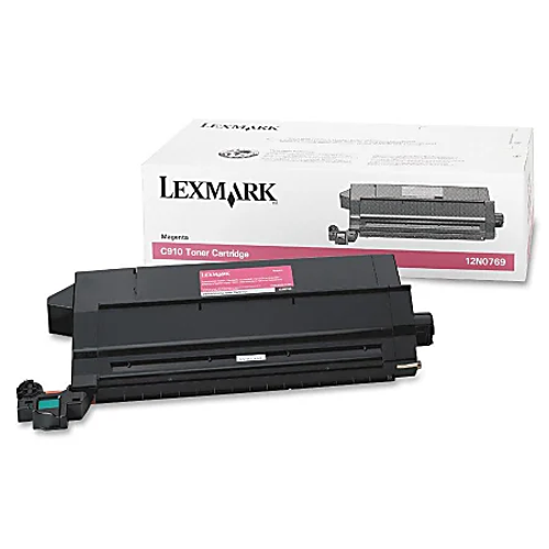 Original Lexmark 12N0769 High-Yield Laser Toner Cartridge  Magenta