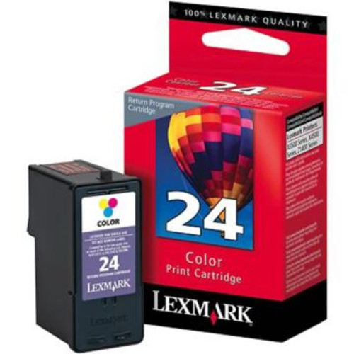 Original Lexmark 24 18C1524 Return Program Ink Cartridge  Tri-Color