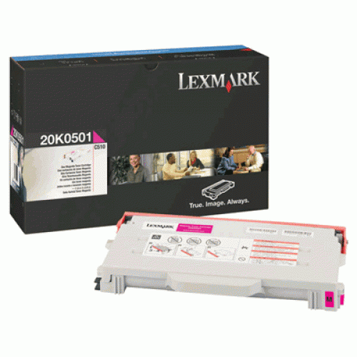 Original Lexmark 20K0501 Laser Toner Cartridge  Magenta