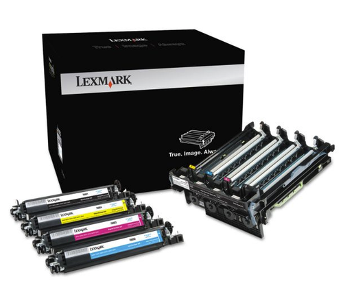 Original Lexmark 70C0Z50 700z5 Black and Color Imaging Kit Toner