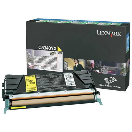 riginal Lexmark C5340YX C534 Return Program Yellow Extra High-Yield Toner Cartridge