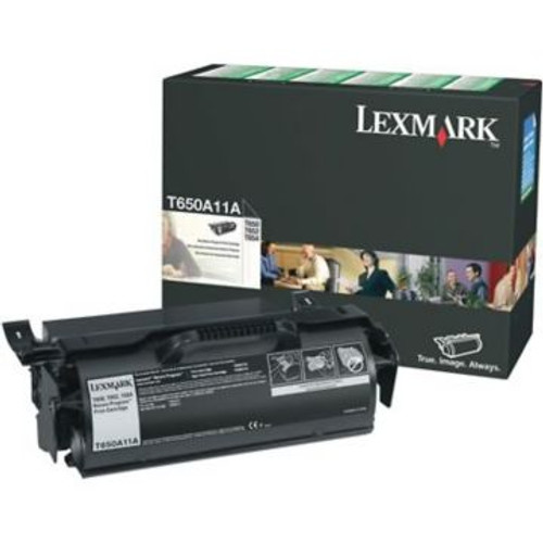 Original Lexmark T650A11A Return Program Laser Toner Cartridge  Black