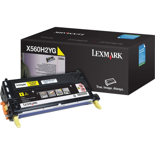 Original Lexmark X560H2YG X560 Yellow High-Yield Toner Cartridge