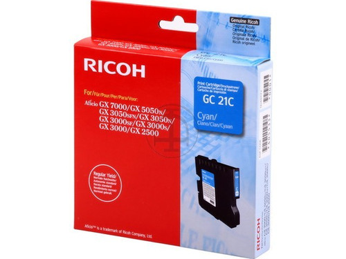 Original Ricoh 405533 Print Cartridge for GX3000, 3050N, 5050N  Cyan