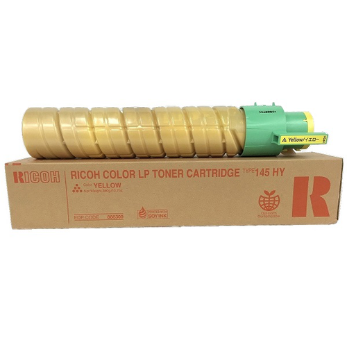 Original Ricoh 888309 Type 145 Yellow High Yield Color Toner Cartridge