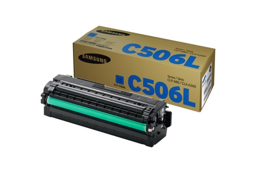 CLTC506L | Original Samsung (CLT-C506L) High-Yield Toner Cartridge – Cyan