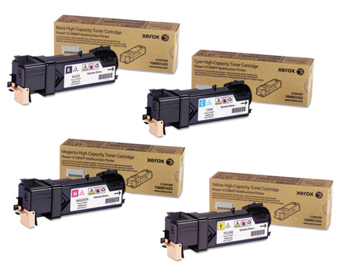 Phaser 6128 | 106R01452 106R01453 106R01454 106R01455 | Original Xerox Toner Cartridge Set – Black, Color